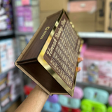 Golden Acrylic Umrah Saving Box | Wooden Islamic Money Bank