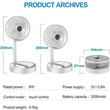 Rechargeable Foldable Mini Fan- 3 Speed Adjustable