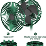 Rechargeable Foldable Mini Fan- 3 Speed Adjustable