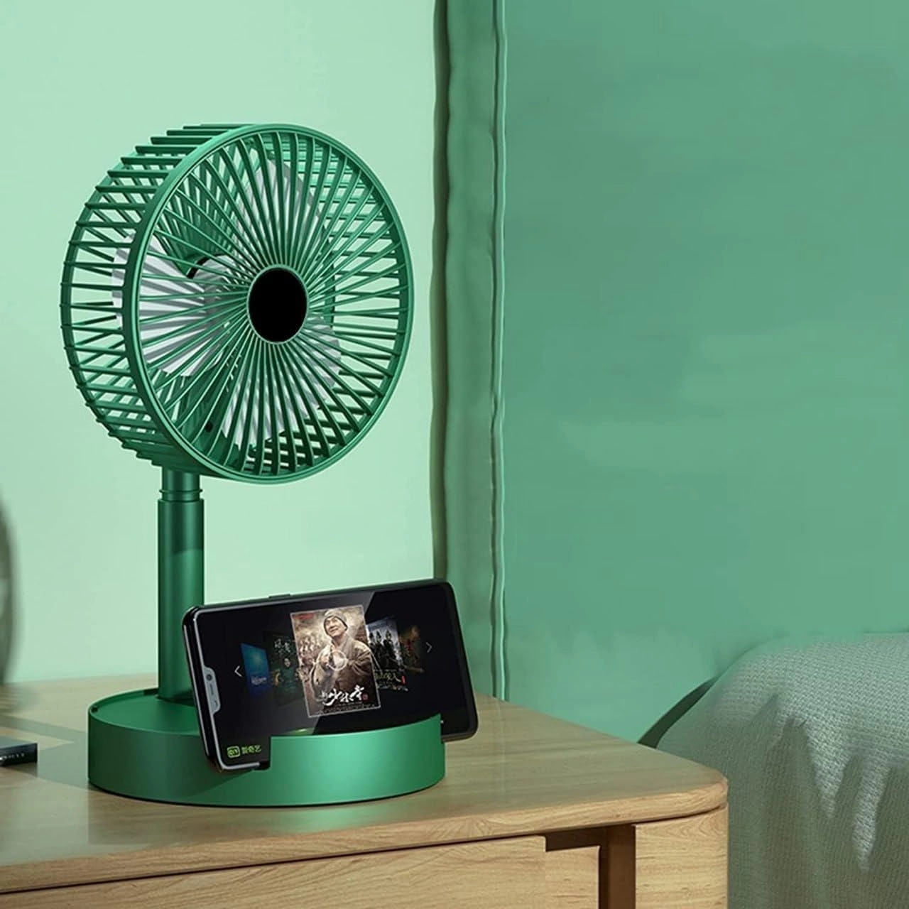 Rechargeable Foldable Mini Fan- 3 Speed Adjustable
