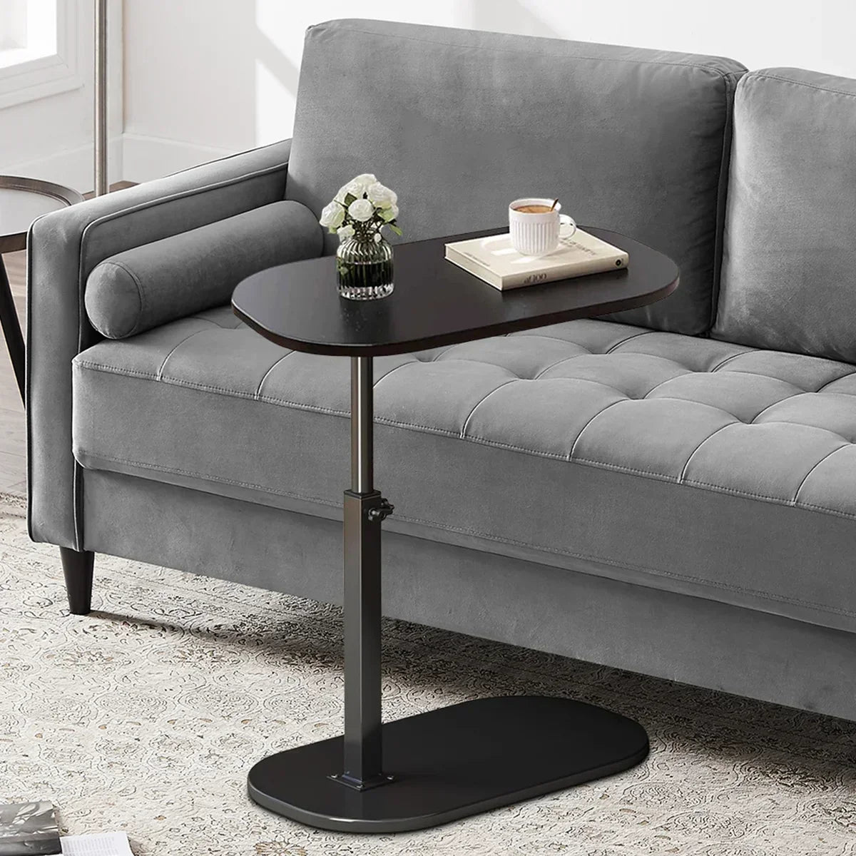 C Shape Adjustable Side Table Smart, Stylish