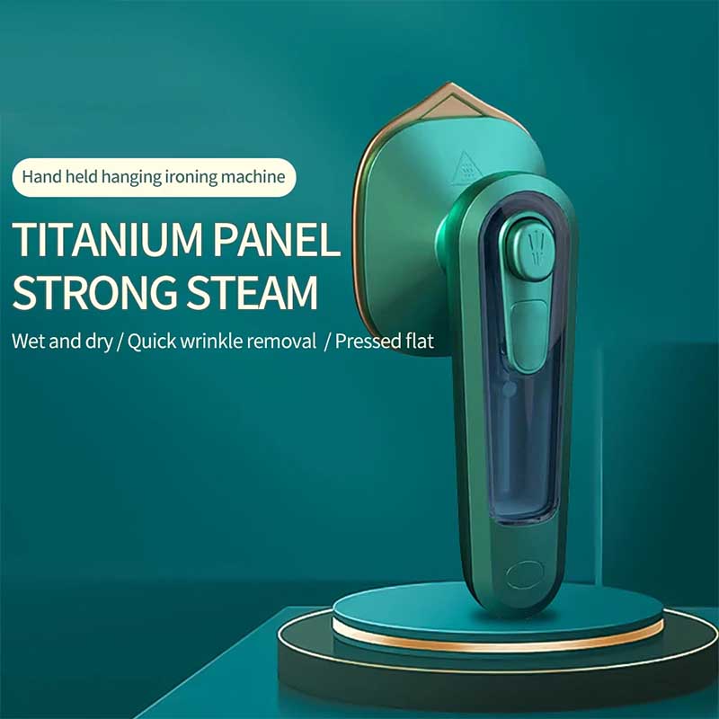 Mini Steam Iron Titanium Panel