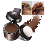 Instant Hairline Shadow Powder – Natural Hair Concealer with Puff Applicator
