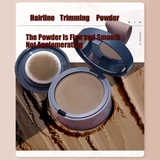 Instant Hairline Shadow Powder – Natural Hair Concealer with Puff Applicator