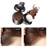 Instant Hairline Shadow Powder – Natural Hair Concealer with Puff Applicator