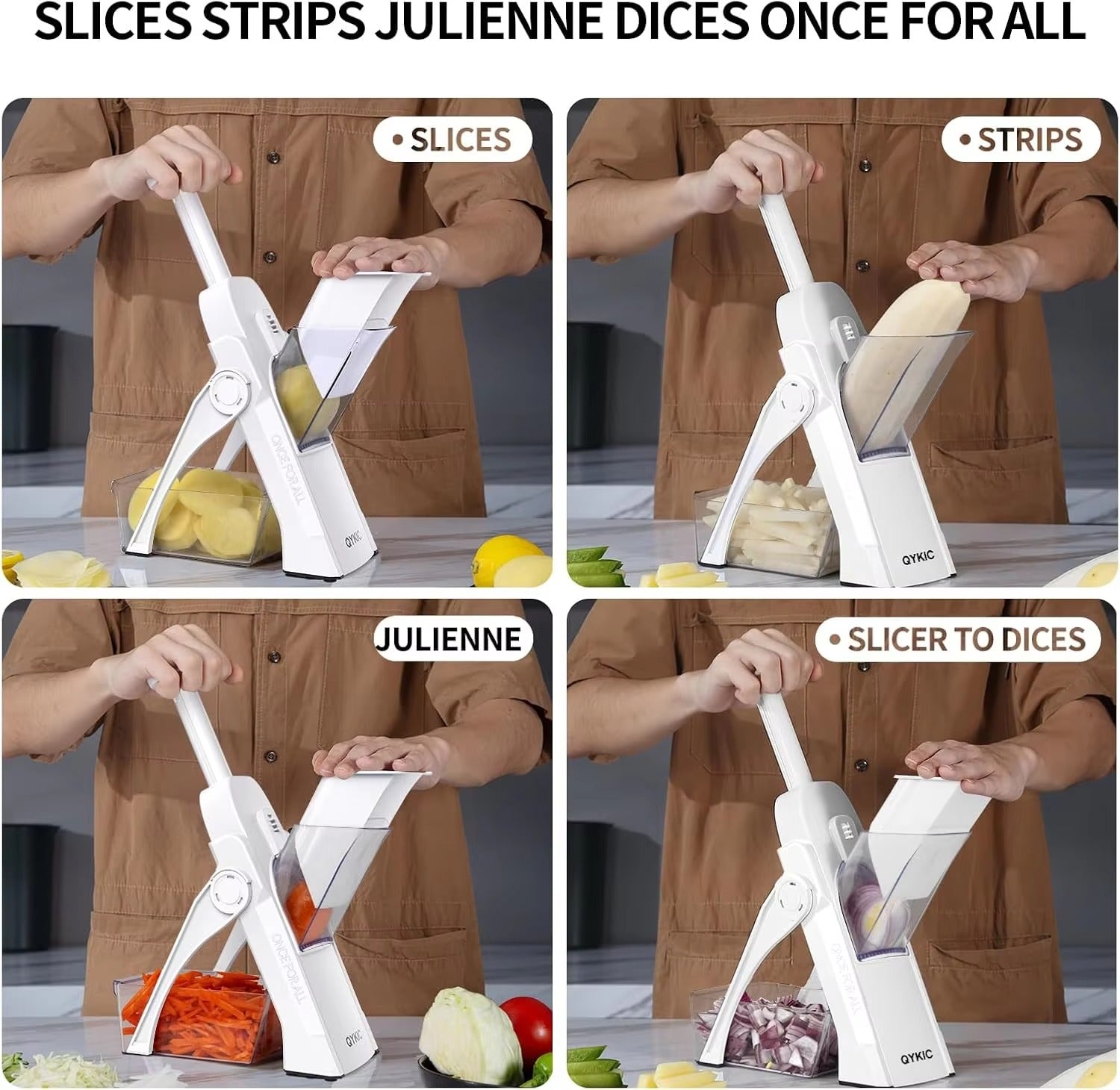 5 IN 1 MULTIFUNCTIONAL VEGETABLE CUTTER